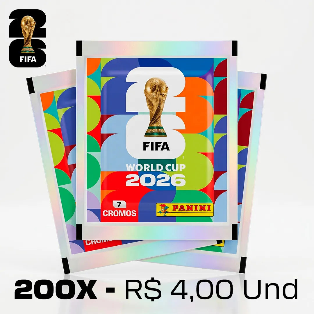 Kit Com 200x Envelopes Oficial FIFA World Cup 2026™